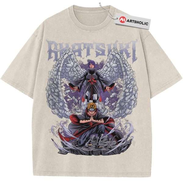 Konan Shirt, Pain Shirt, Nagato Uzumaki Shirt, Naruto Shirt, Anime Shirt, Vintage T-Shirt