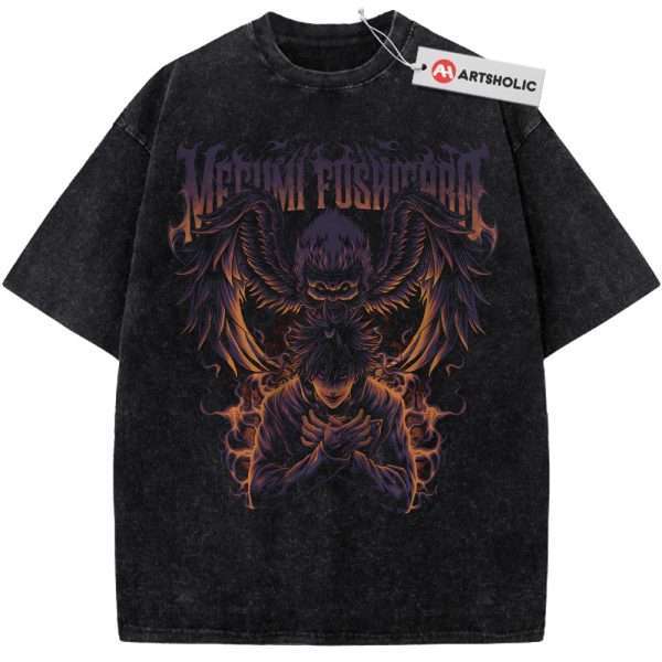 Megumi Fushiguro Shirt, Jujutsu Kaisen Shirt, Anime Shirt, Vintage T-Shirt