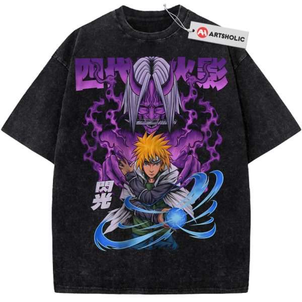 Minato Namikaze Shirt, Naruto Shirt, Anime Shirt, Vintage T-Shirt