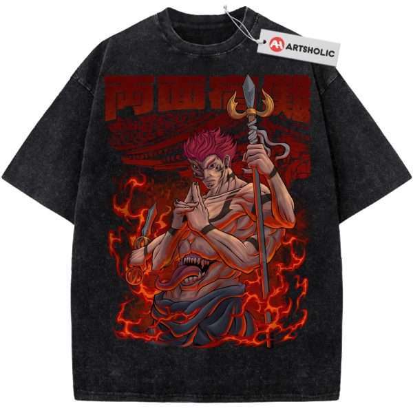Ryomen Sukuna Shirt, Jujutsu Kaisen Shirt, Anime Shirt, Vintage T-Shirt