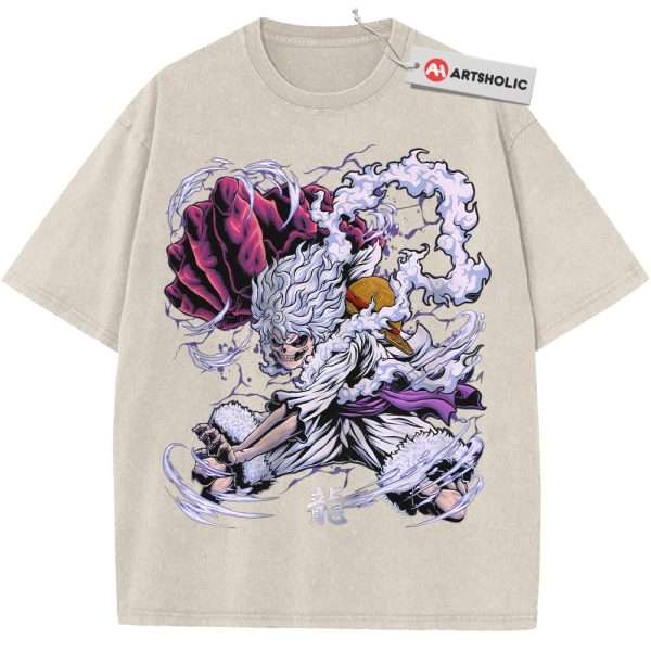 Skull Luffy Gear 5 Shirt, One Piece Shirt, Anime Shirt, Vintage Tee