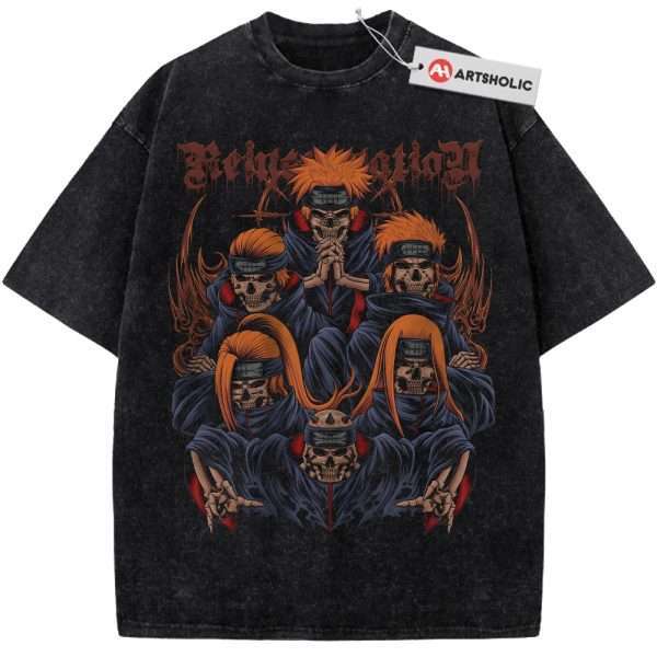 Skull Pain - Nagato Uzumaki Shirt, Naruto Shirt, Anime Shirt, Vintage T-Shirt