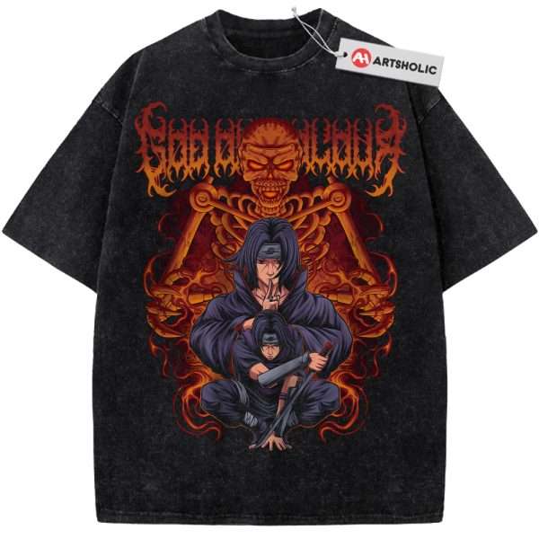 Itachi Uchiha Shirt, Naruto Shirt, Anime Shirt, Vintage T-Shirt