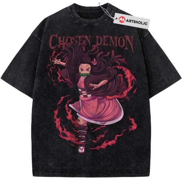 Nezuko Kamado Shirt, Demon Slayer Shirt, Anime Shirt, Vintage T-Shirt