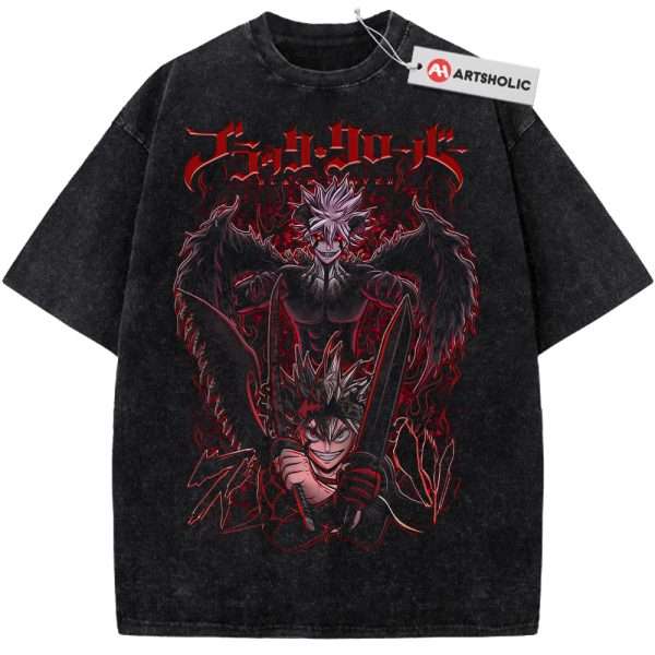Asta Shirt, Black Clover Shirt, Anime Shirt, Vintage T-Shirt