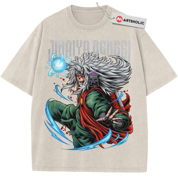 Skull Jiraiya Shirt, Naruto Shirt, Anime Shirt, Vintage T-Shirt
