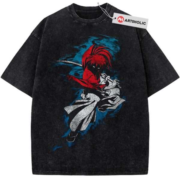 Himura Kenshin Shirt, Rurouni Kenshin Shirt, Anime Shirt, Vintage T-Shirt