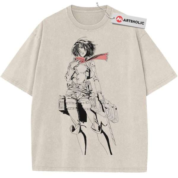 Mikasa Ackerman Shirt, Attack On Titan Shirt, AOT Shirt, Anime Shirt, Vintage Tee