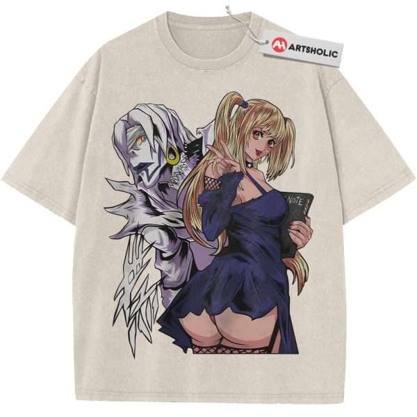 Misa Amane vs Rem Shirt, Death Note Shirt, Anime Shirt, Vintage Tee