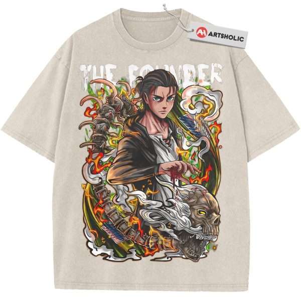 Eren Yeager Shirt, Attack On Titan Shirt, AOT Shirt, Anime Shirt, Vintage T-Shirt