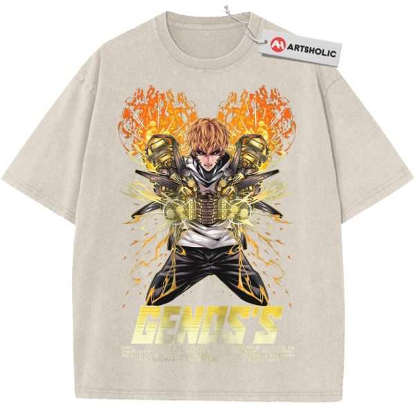Genos Shirt, One Punch Man Shirt, Anime Shirt, Vintage T-Shirt
