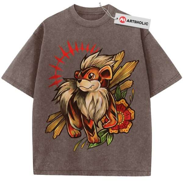 Growlithe Shirt, Pokemon Shirt, Anime Shirt, Vintage T-Shirt