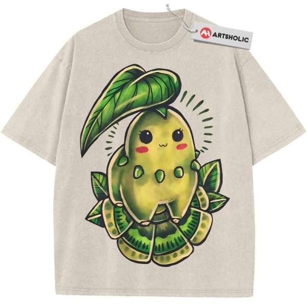 Chikorita Shirt, Pokemon Shirt, Anime Shirt, Vintage Tee