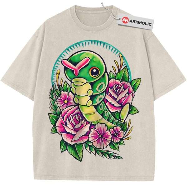 Caterpie Shirt, Pokemon Shirt, Anime Shirt, Vintage Tee