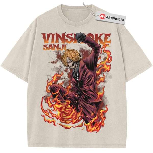 Skull Vinsmoke Sanji Shirt, One Piece Shirt, Anime Shirt, Vintage Tee