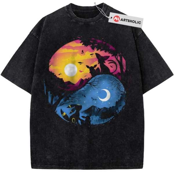 Espeon Shirt, Umbreon Shirt, Pokemon Shirt, Anime Shirt, Vintage T-Shirt