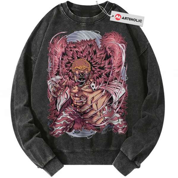 Donquixote Doflamingo Sweatshirt, One Piece Sweatshirt, Anime Sweatshirt, Vintage Sweatshirt