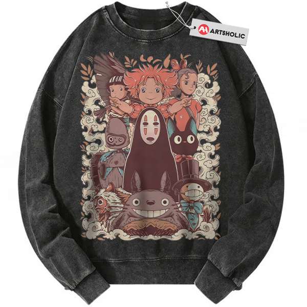 Studio Ghibli Sweatshirt, Anime Sweatshirt, Vintage Sweatshirt