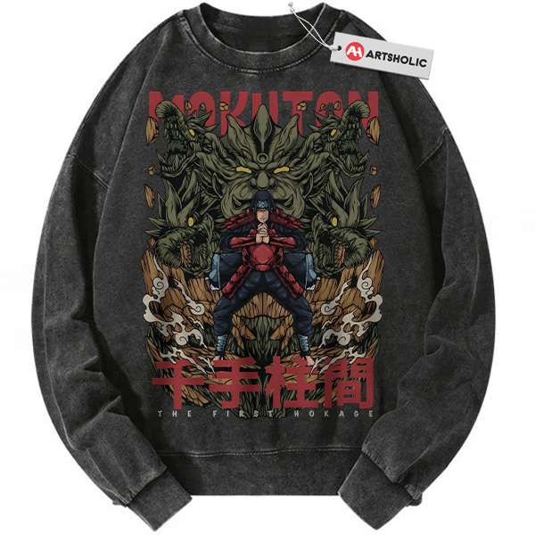 Hashirama Senju Sweatshirt, Naruto Sweatshirt, Anime Sweatshirt, Vintage Sweater