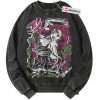 Mitsuri Kanroji Sweatshirt, Demon Slayer Sweatshirt, Anime Sweatshirt, Vintage Sweater