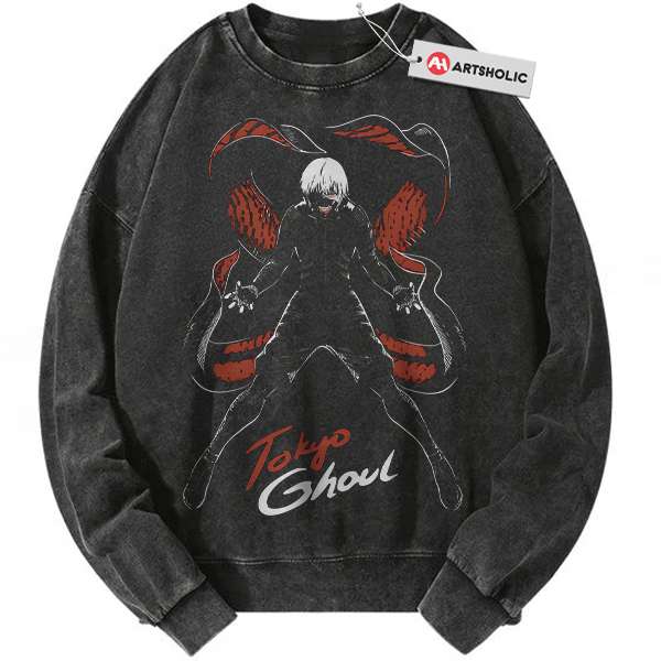 Ken Kaneki Sweatshirt, Tokyo Ghoul Sweatshirt, Anime Sweatshirt, Vintage Sweatshirt