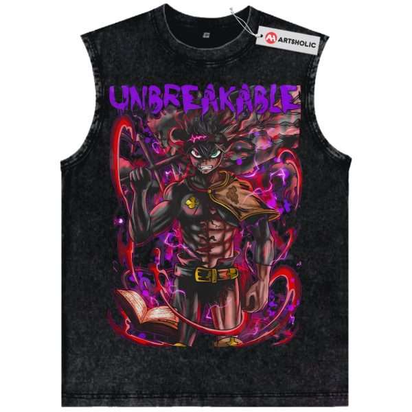 Asta Tank Top, Black Clover Tank Top, Anime Tank Top, Vintage Tank Top