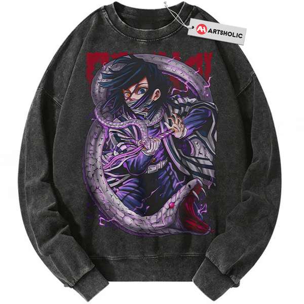 Obanai Iguro Sweatshirt, Demon Slayer Sweatshirt, Anime Sweatshirt, Vintage Sweatshirt