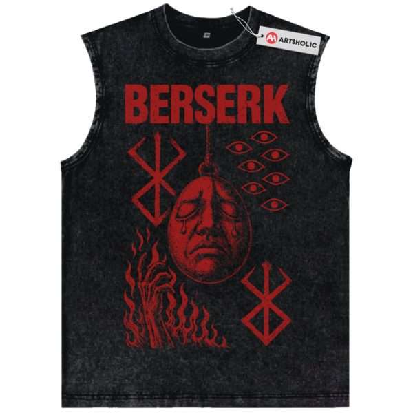 Berserk Tank Top, Anime Tank Top, Vintage Tank Top