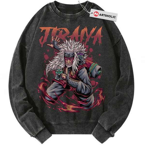 Jiraiya Sweatshirt, Naruto Sweatshirt, Anime Sweatshirt, Vintage Sweatshirt