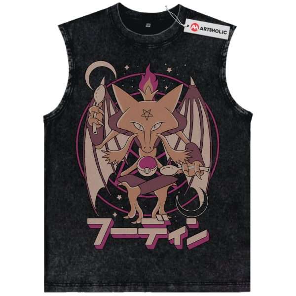 Alakazam Tank Top, Pokemon Tank Top, PKM Tank Top, Anime Tank Top, Vintage Tank Top