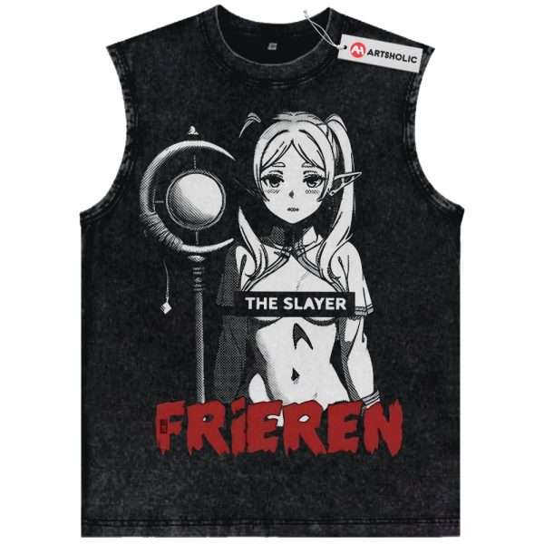 Frieren: Beyond Journey's End Tank Top, Anime Tank Top, Vintage Tank Top