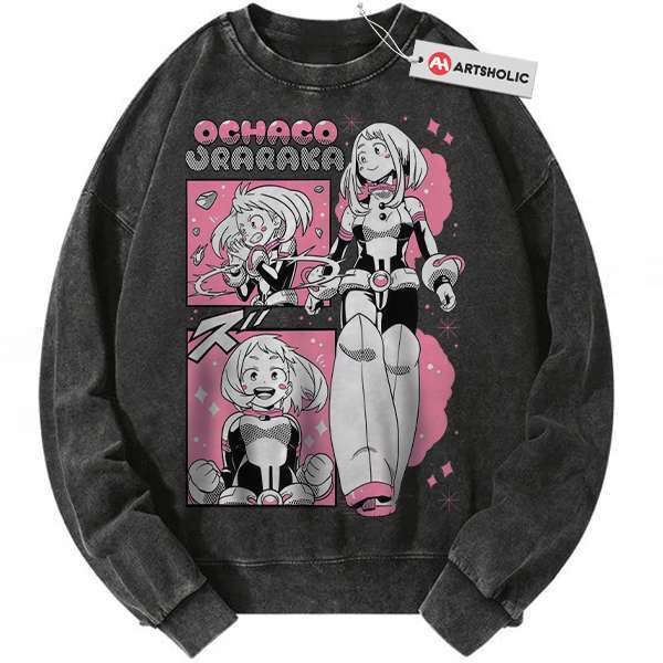 Ochaco Uraraka Sweatshirt, Uravity Sweatshirt, MHA Sweatshirt, Anime Sweatshirt, Vintage Sweatshirt