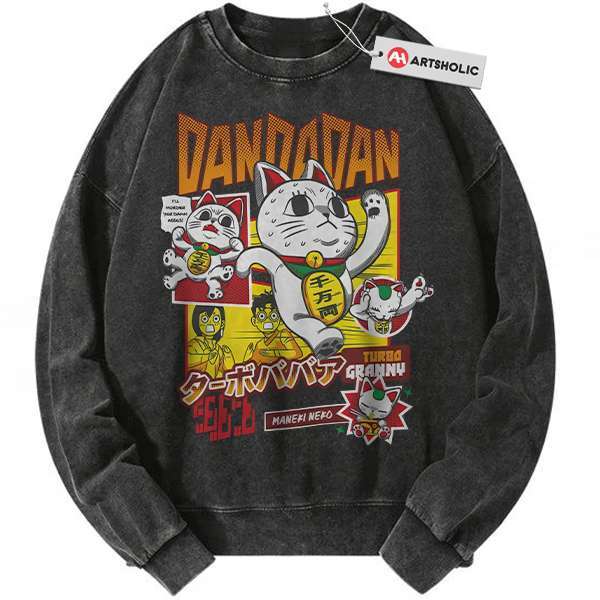 Turbo Granny Sweatshirt, Dandadan Sweatshirt, Anime Sweatshirt, Vintage Sweater