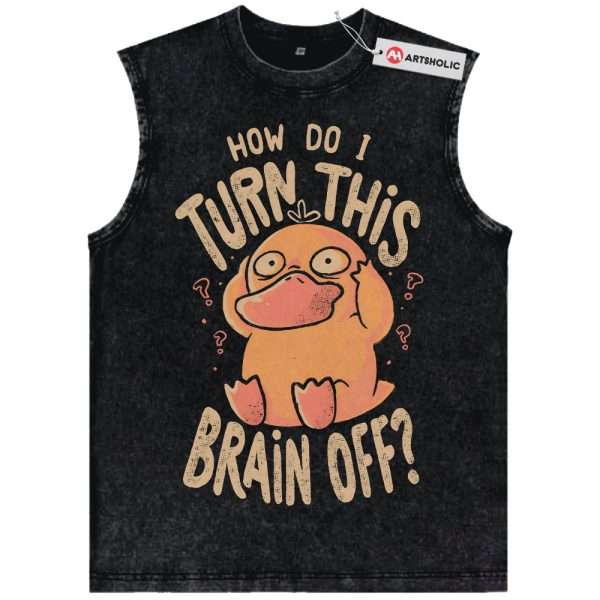 Psyduck Tank Top, Pokemon Tank Top, PKM Tank Top, Anime Tank Top, Vintage Tank Top