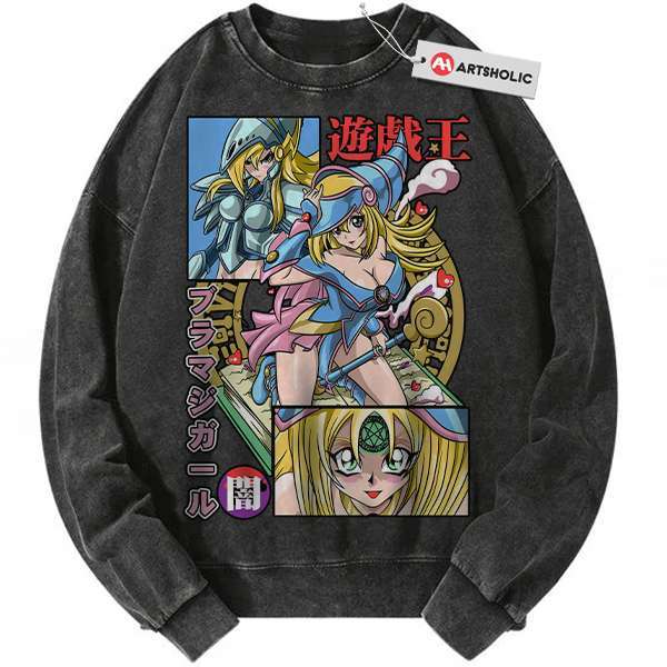 Dark Magician Girl Sweatshirt, Anime Sweatshirt, Vintage Sweater