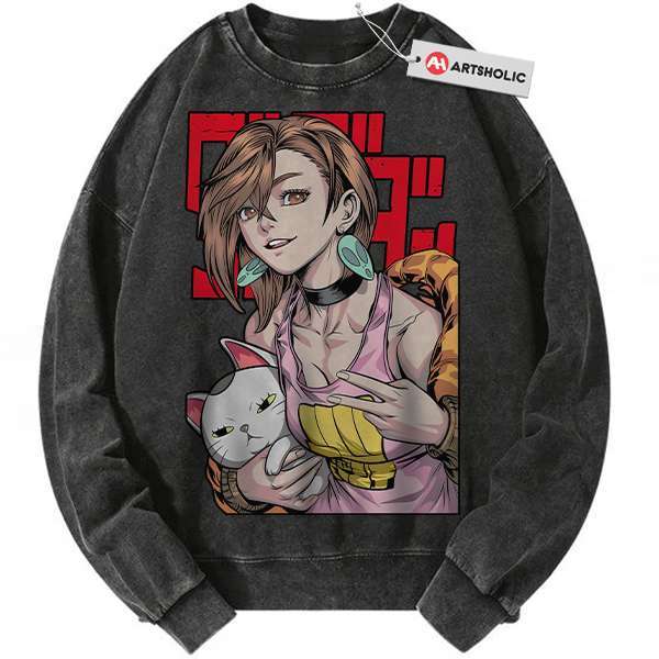 Momo Ayase Sweatshirt, Turbo Granny Sweatshirt, Dandadan Sweatshirt, Anime Sweatshirt, Vintage Sweatshirt