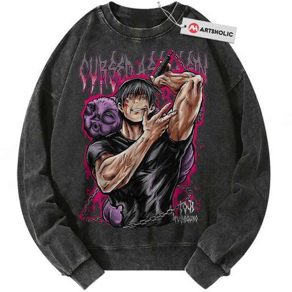 Toji Fushiguro Sweatshirt, Jujutsu Kaisen Sweatshirt, Anime Sweatshirt, Vintage Sweater