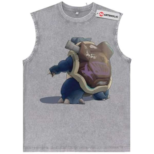 Blastoise Tank Top, Pokemon Tank Top, PKM Tank Top, Anime Tank Top, Vintage Tank Top