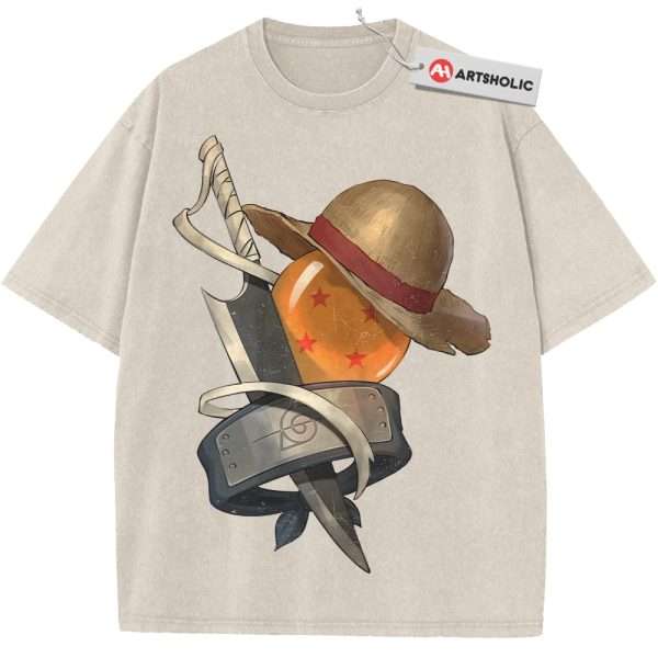 One Piece Shirt, Naruto Shirt, Dragon Ball Z Shirt, Bleach Shirt, Anime Shirt, Vintage T-Shirt
