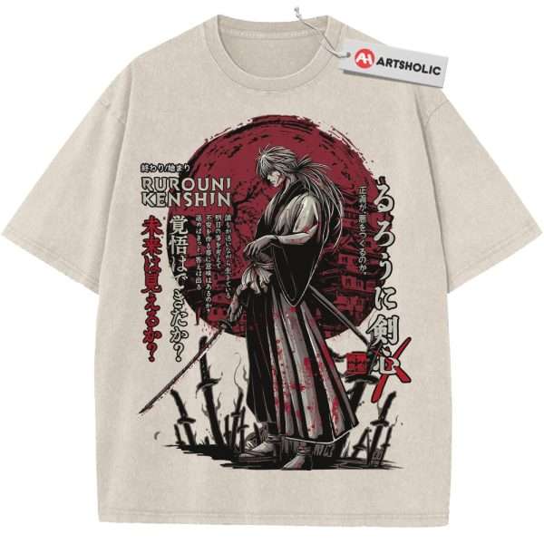 Kenshin Himura Shirt, Rurouni Kenshin Shirt, Anime Shirt, Vintage Tee