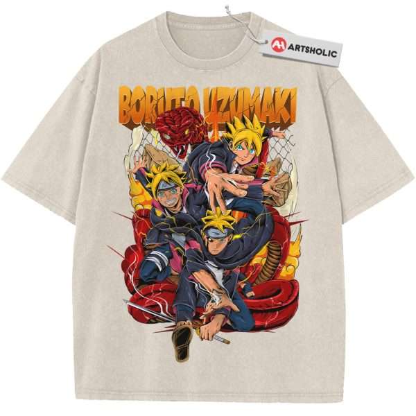 Boruto Uzumaki Shirt, Naruto Shirt, Anime Shirt, Vintage Tee