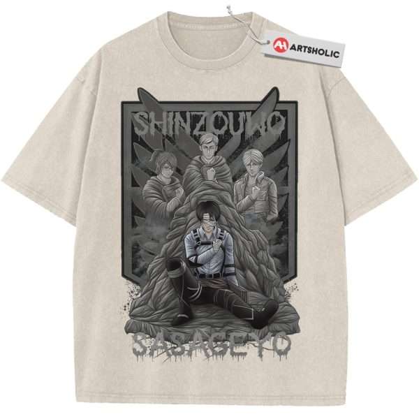Levi Ackerman Shirt, Attack On Titan Shirt, AOT Shirt, Anime Shirt, Vintage Tee