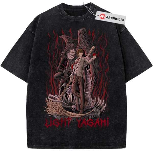 Light Yagami Shirt, Ryuk Shirt, Death Note Shirt, Anime Shirt, Vintage Tee