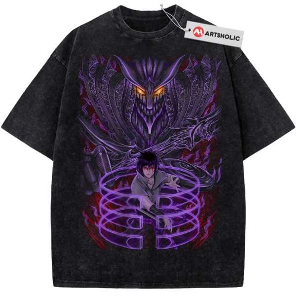 Sasuke Uchiha Shirt, Naruto Shirt, Anime Shirt, Vintage T-Shirt