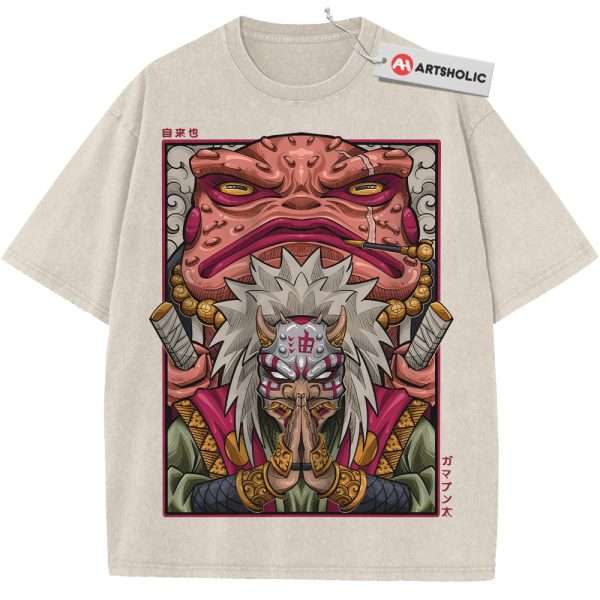 Jiraiya Shirt, Naruto Shirt, Anime Shirt, Vintage T-Shirt