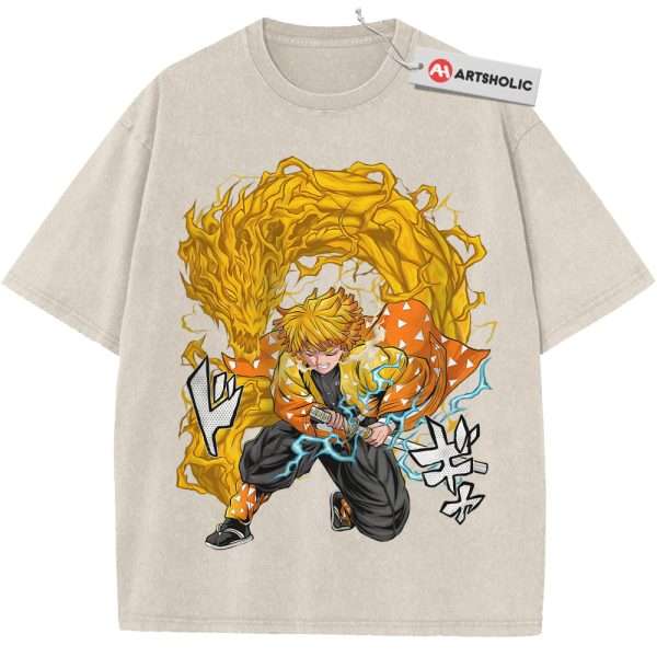 Zenitsu Agatsuma Shirt, Demon Slayer Shirt, Anime Shirt, Vintage Tee