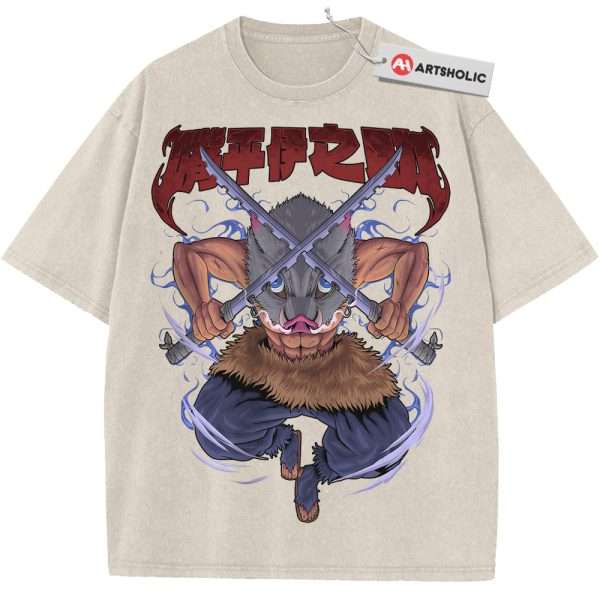 Inosuke Hashibira Shirt, Demon Slayer Shirt, Anime Shirt, Vintage Tee