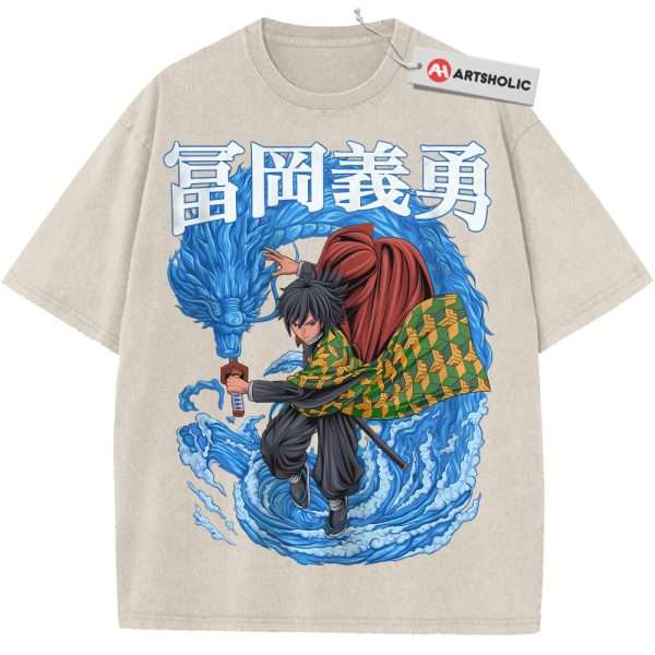 Giyu Tomioka Shirt, Demon Slayer Shirt, Anime Shirt, Vintage Tee