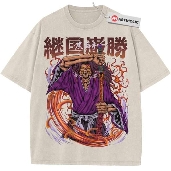 Kokushibo Shirt, Demon Slayer Shirt, Anime Shirt, Vintage Tee
