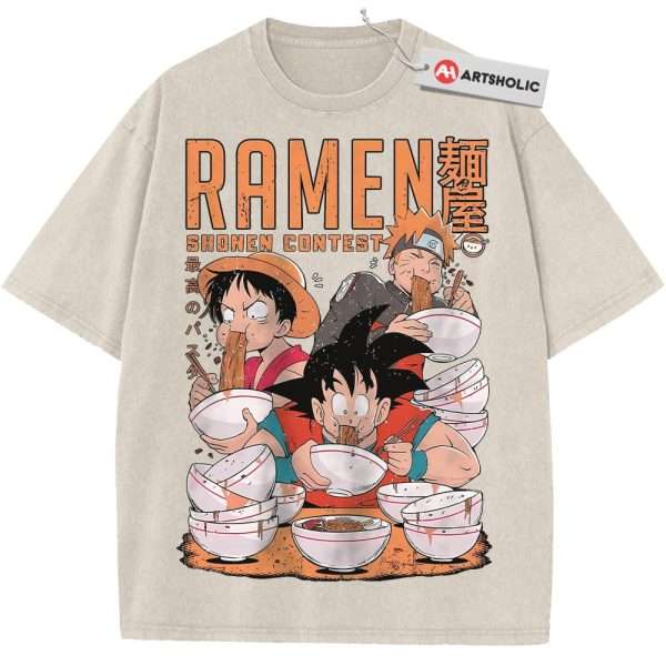 Son Goku Shirt, Luffy Shirt, Naruto Shirt, Anime Shirt, Vintage Tee